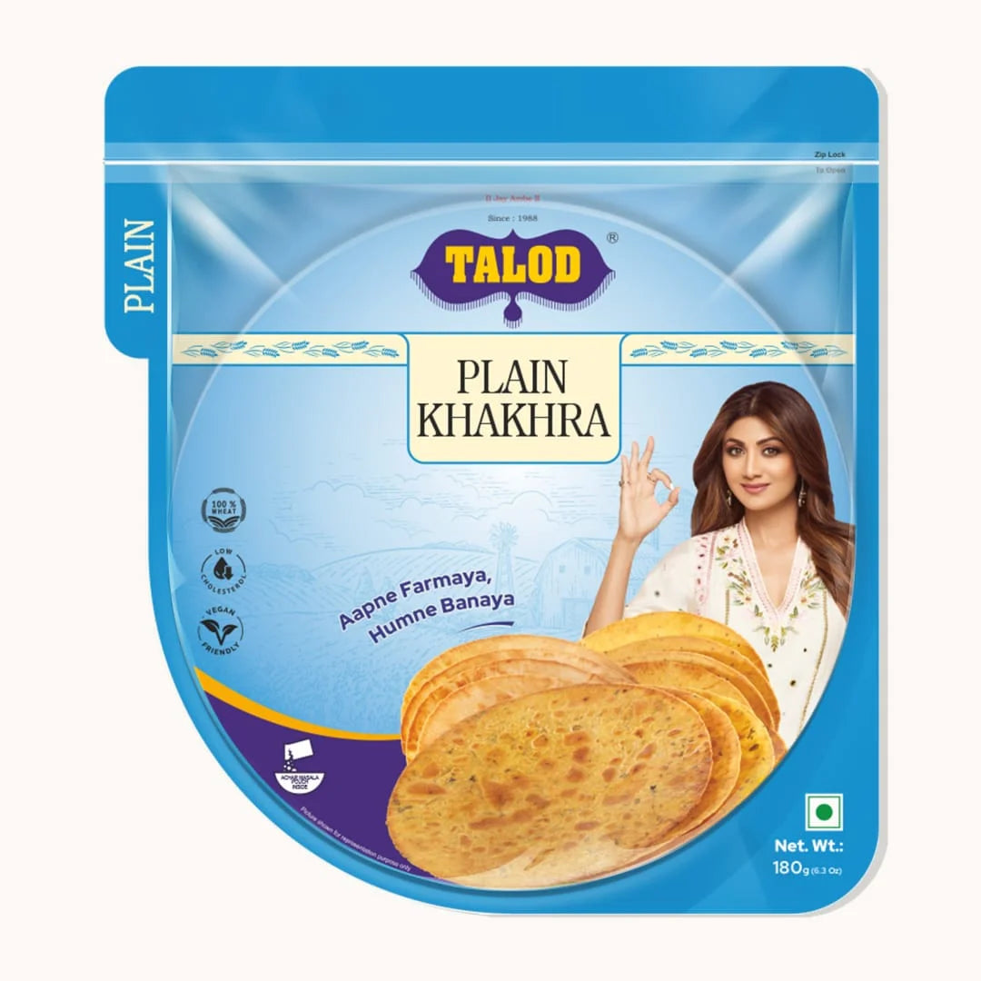 HALD. PLAIN KHAKHARA 180GM